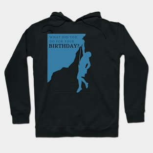 Bouldering Birthday Party Hoodie